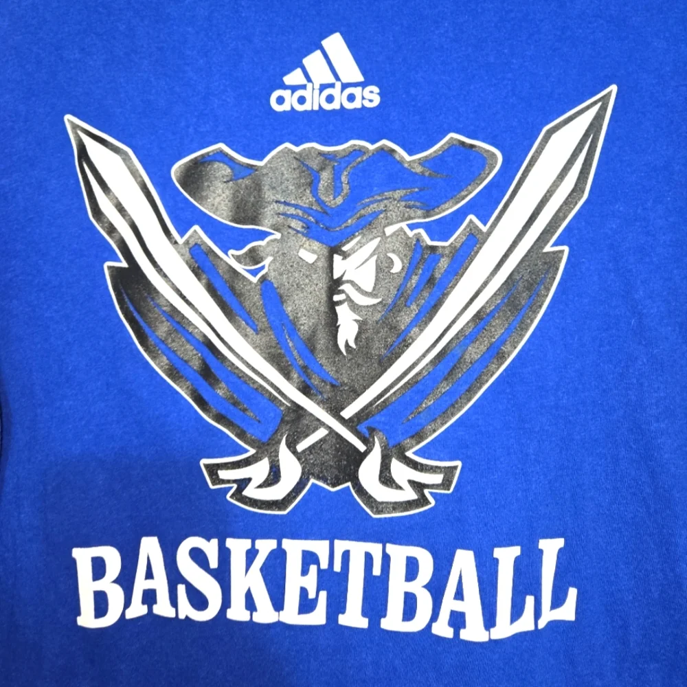 Adidas Men's M Matanzas Pirates Basketball Tee Long Sleeve